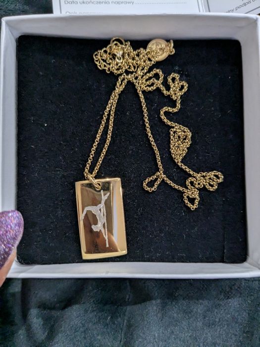 Nieśmiertelnik z grawerem Pole Dance