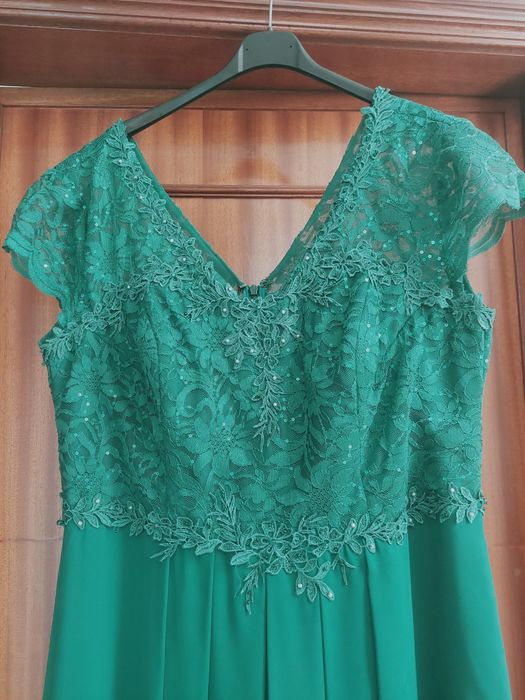 Vestido cerimónia verde