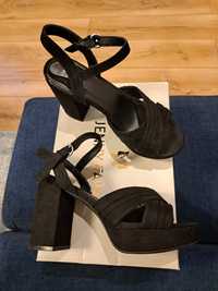 Sandały czarne, rozmiar 36