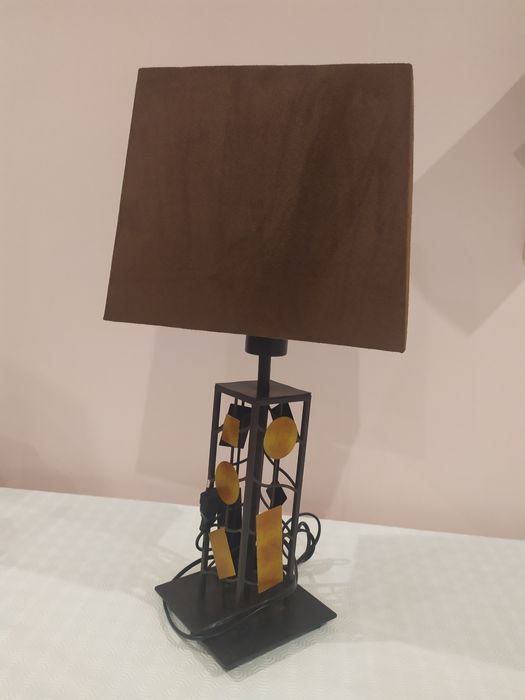 Candeeiro ferro preto