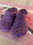 Crocs filoetowe 32-33