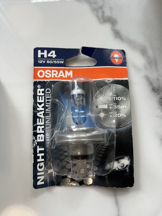 Żarówka H4 Osram Night Breaker UNLIMITED 12V 60/55W 64193NBU-01B