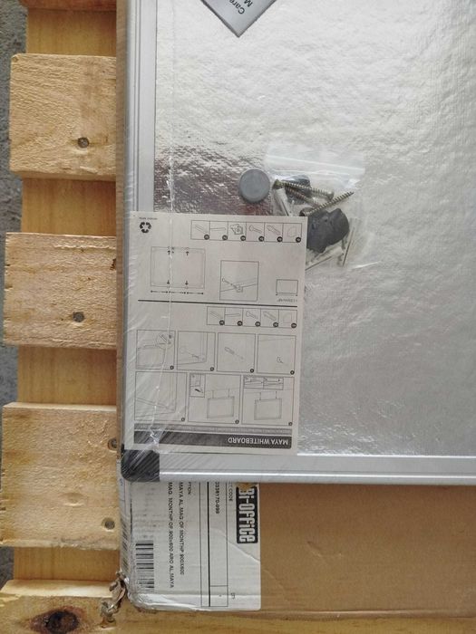 BI-OFFICE Quadro Plano Mensal, Magnético, 600 mm x 900 mm