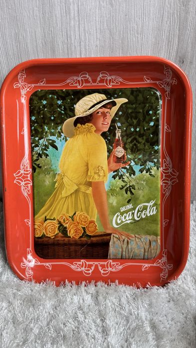 Taca metalowa Coca Cola Vintage