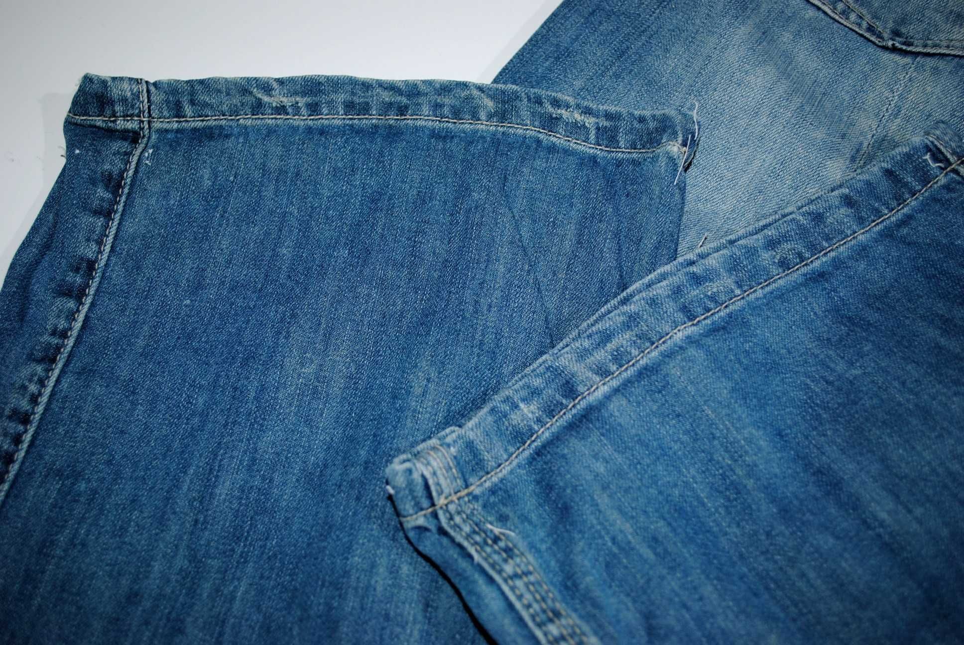 джинсы крутые синие Бельгия  BENCH S голубые бойфренды кюлоты