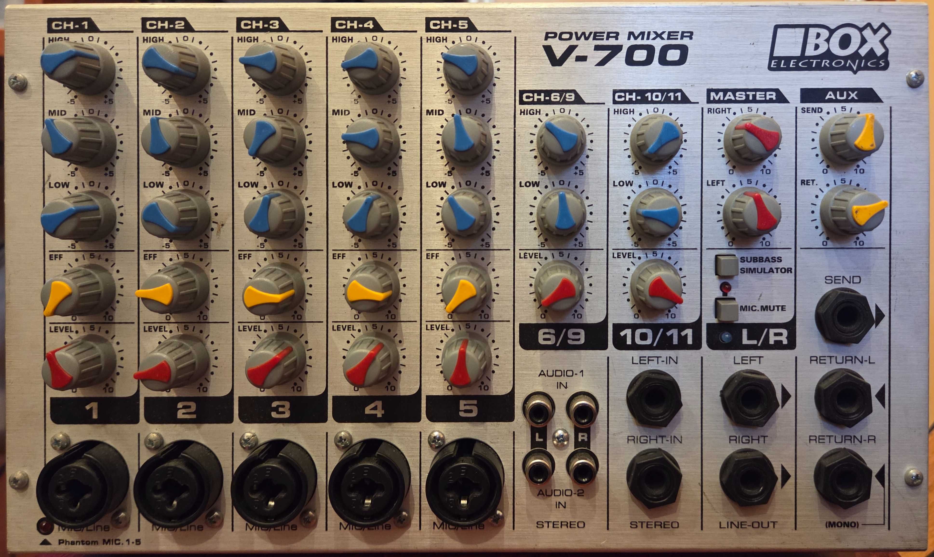 Powermikser - BOX V 700 Amplimikser