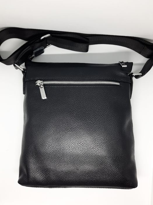 Чоловіча сумка шкіряна барсетка | Мужская кожаная сумка через плечо