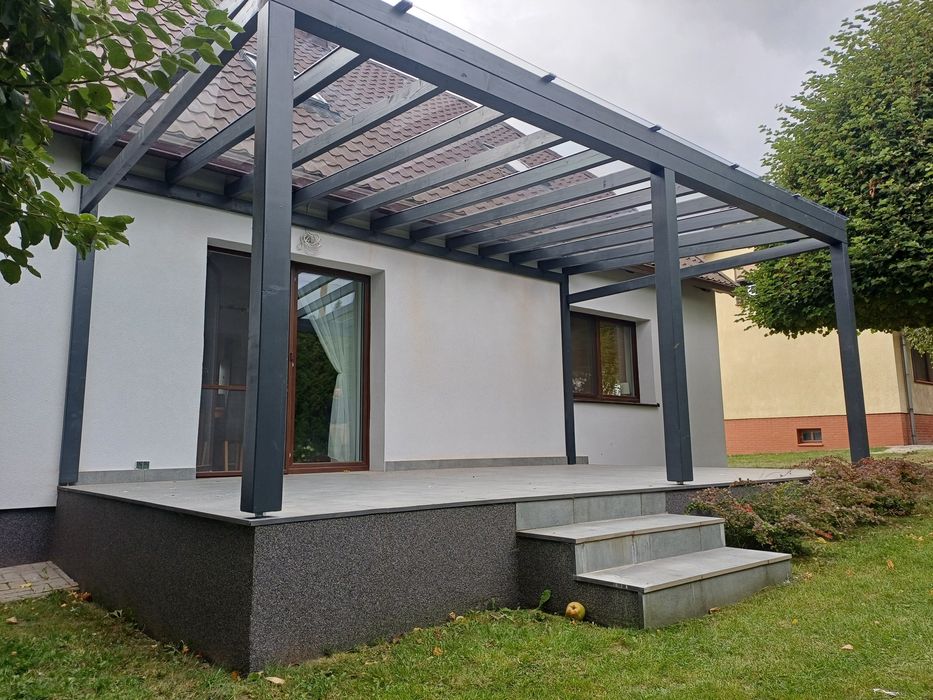 Zadaszenie tarasu,pergola,ganek,carport,dach,taras,wiata,poliweglan,