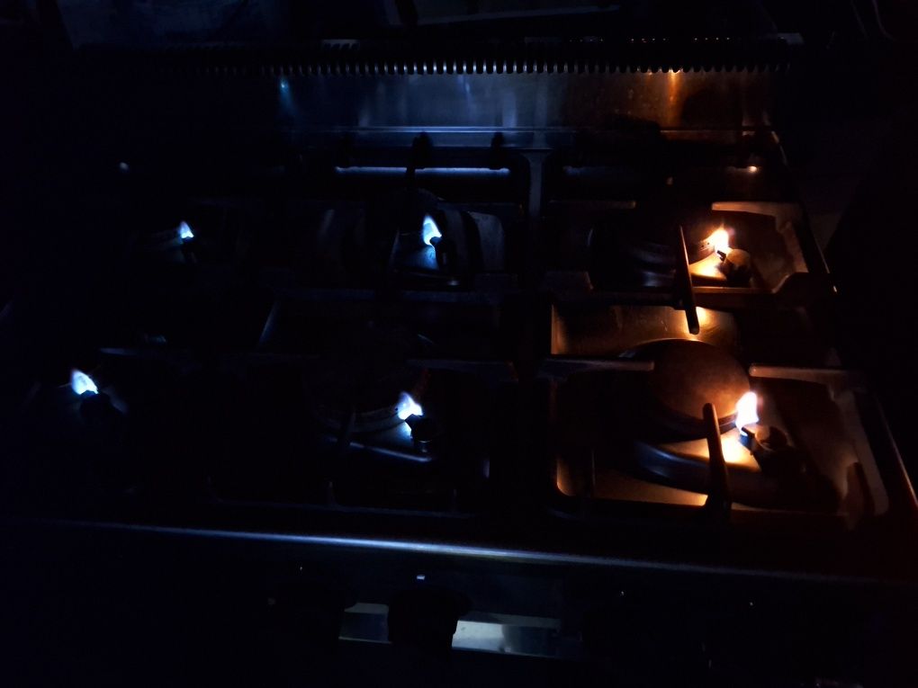 Kuchnia gazowa 6 palników 28,5 kw