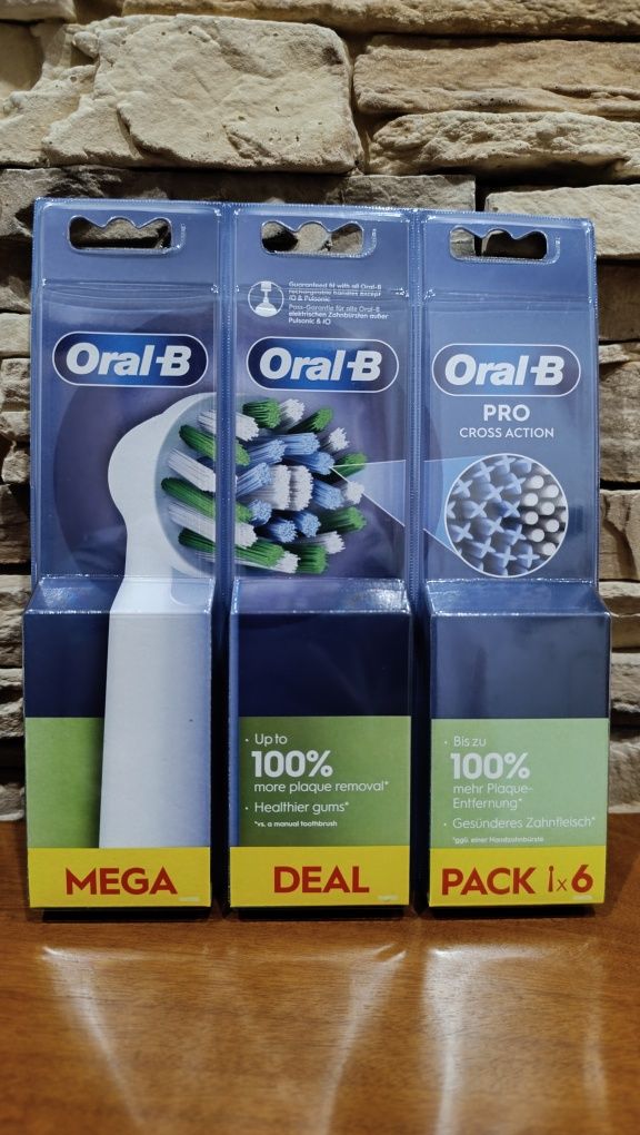 Recargas Oral b Cross Action / Floss action / Pro 3D White