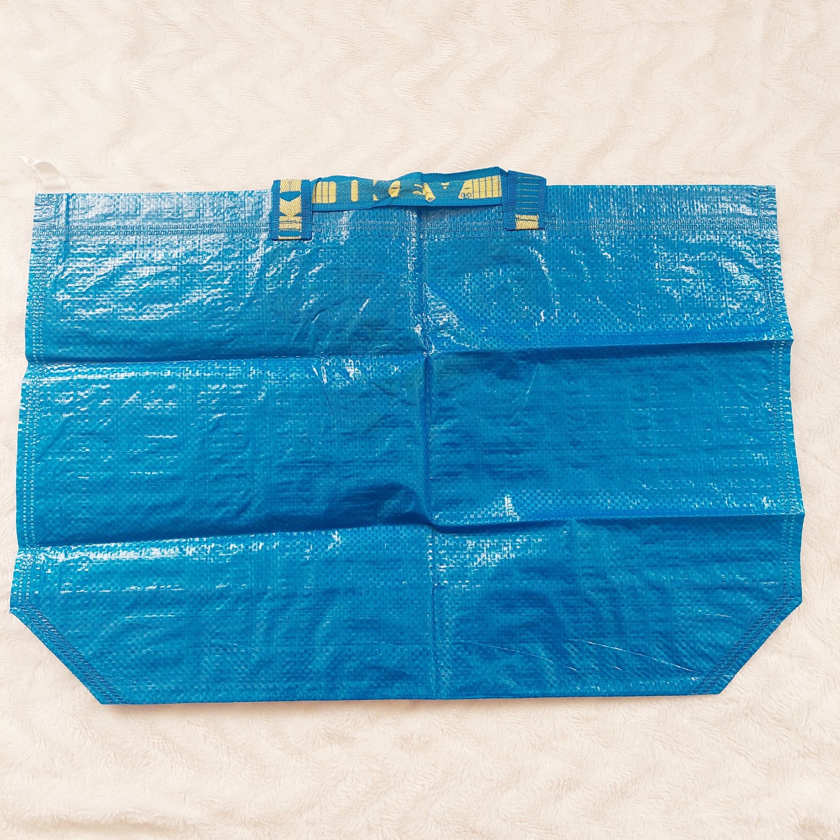1zł wysyłka Torba 36l IKEA 3sztuki zestaw niebieska mocna i trwała