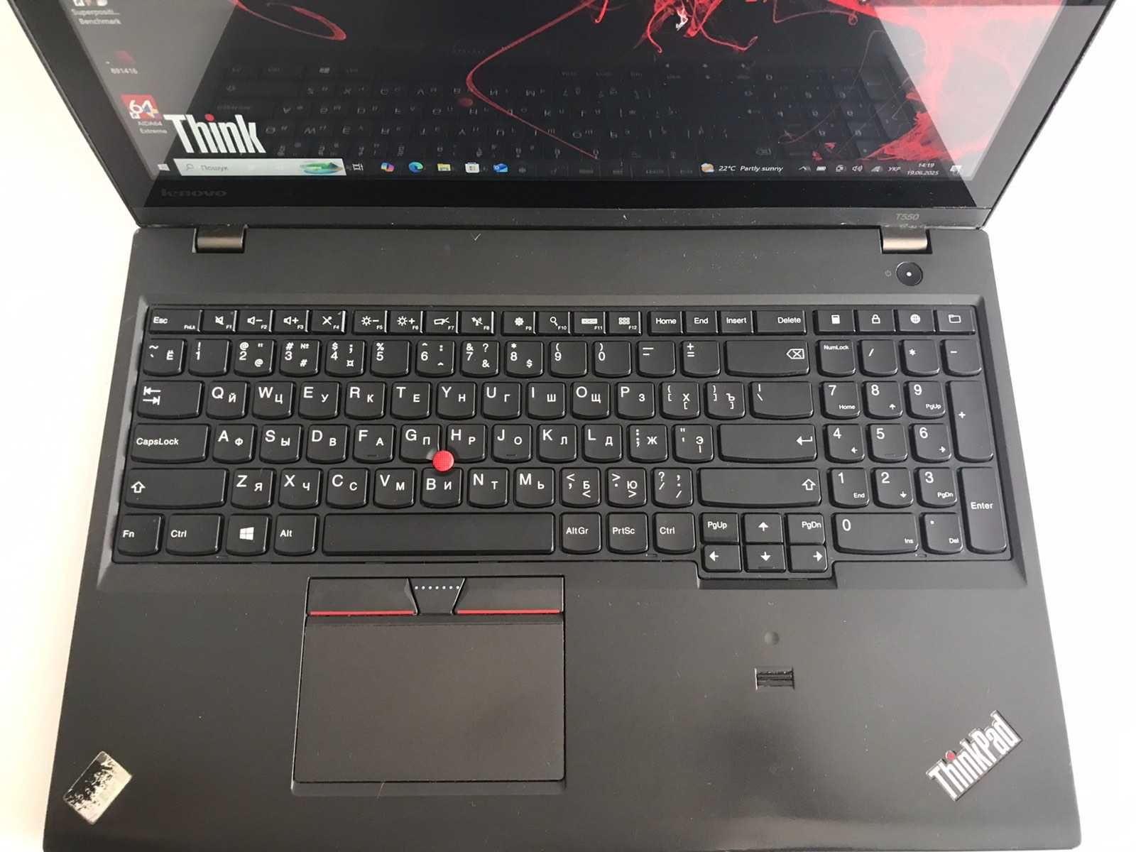 Для офиса Lenovo ThinkPad T550 / i5-5300u / 8Gb / 2880x1620 IPS 3K