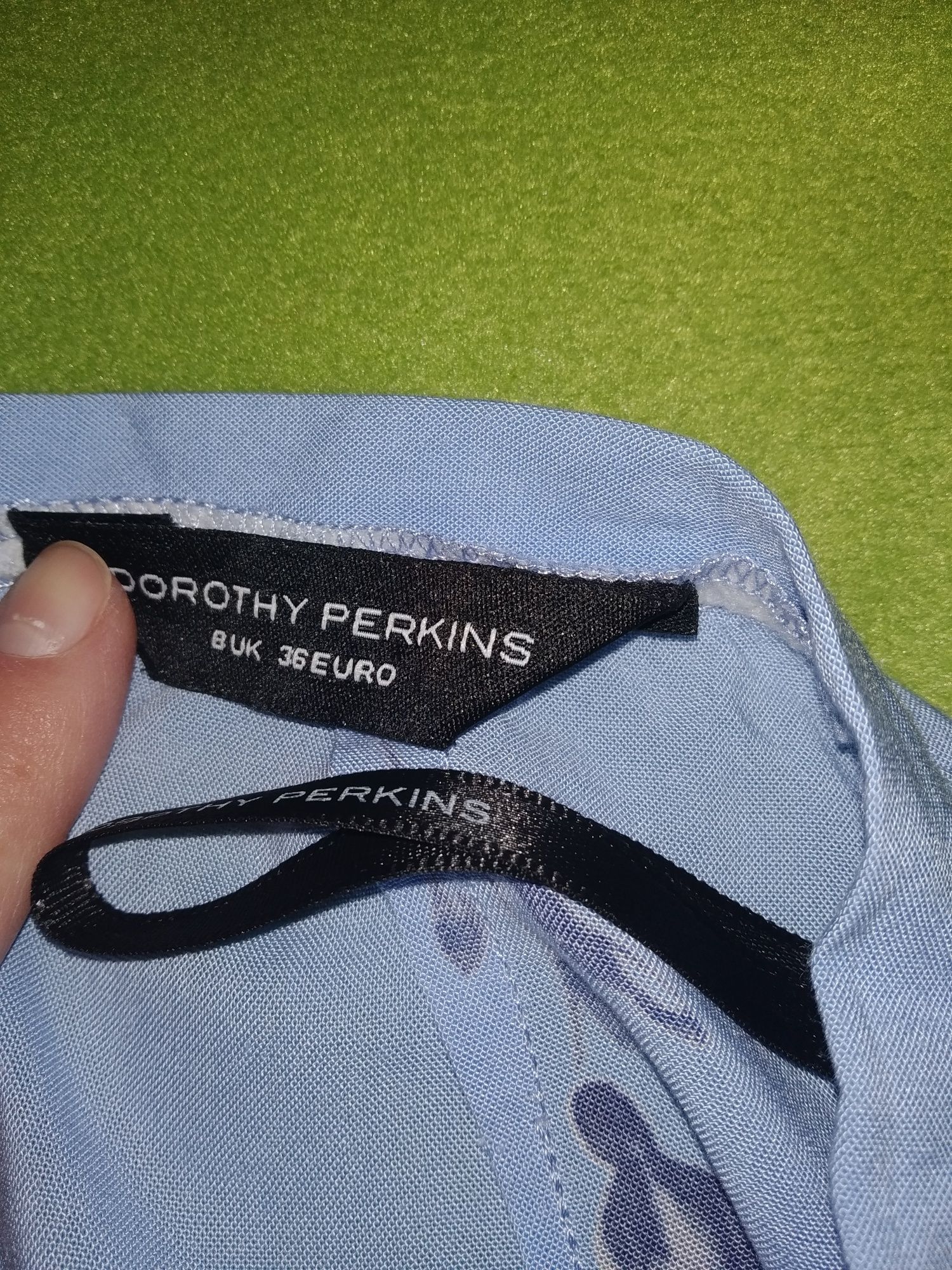 Spódnica MIDI niebieska w kwiaty 36 Dorothy Perkins