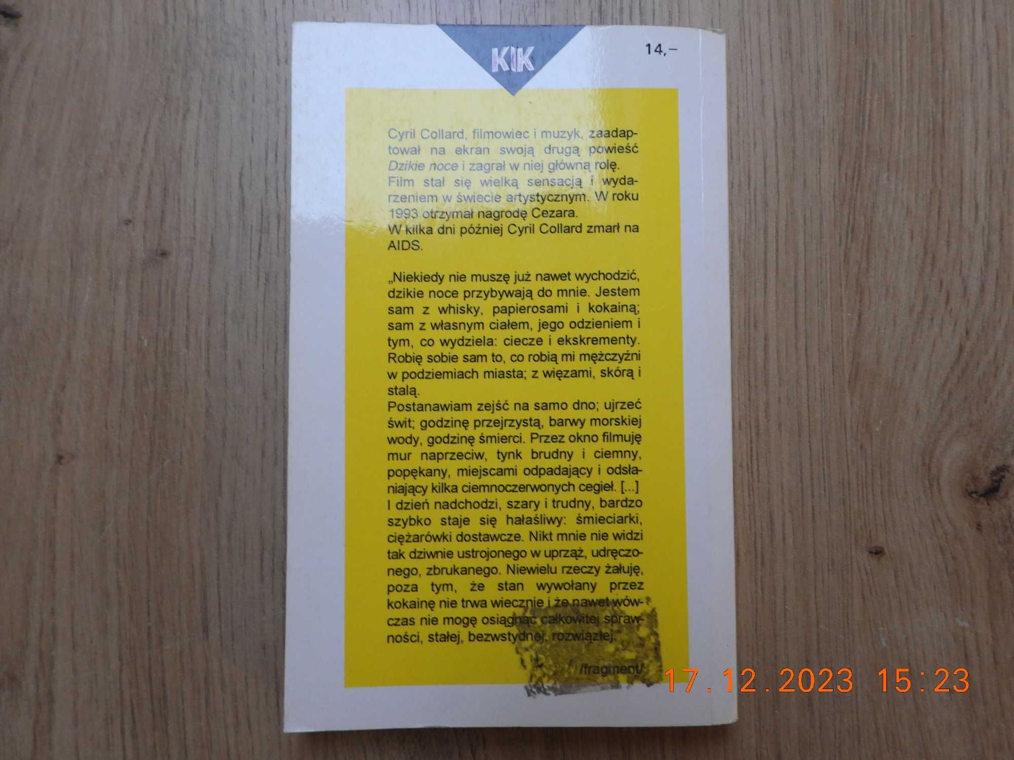 Dzikie noce.  - Cyril Collard