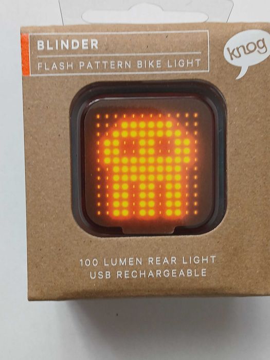 Lampka rowerowa tylna Knog Blinder - Skull* nowa*oryginalna*