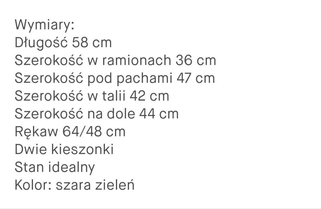 Kurtka wiosenna XS 4F jak nowa