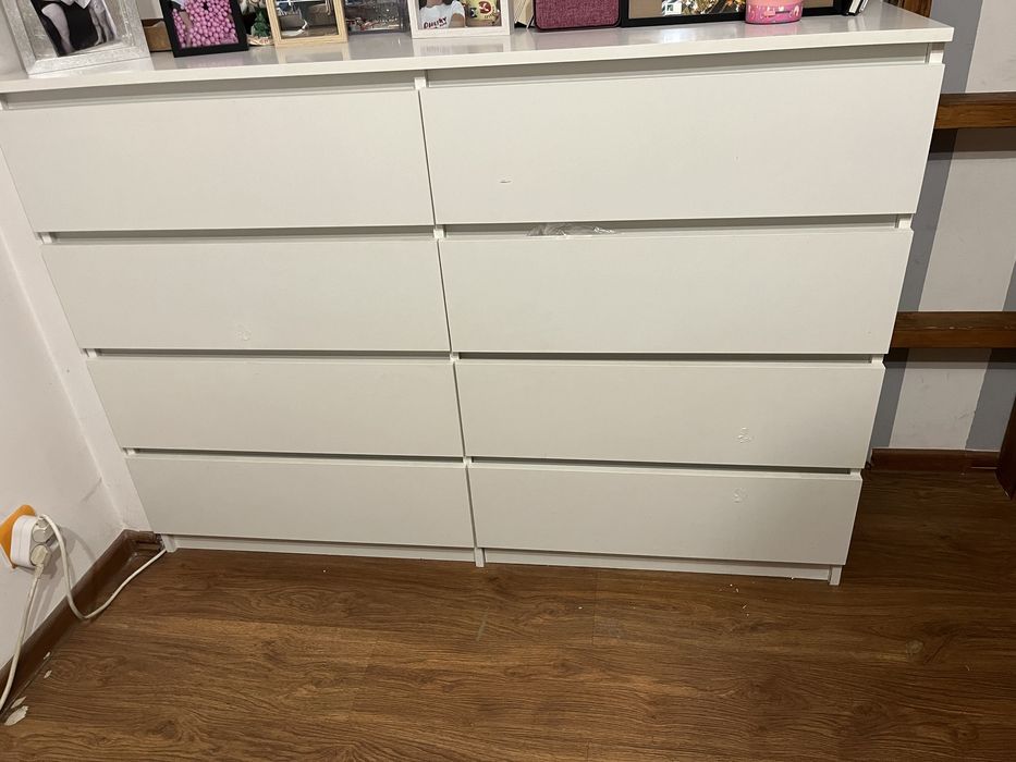 Komoda podwojna biała