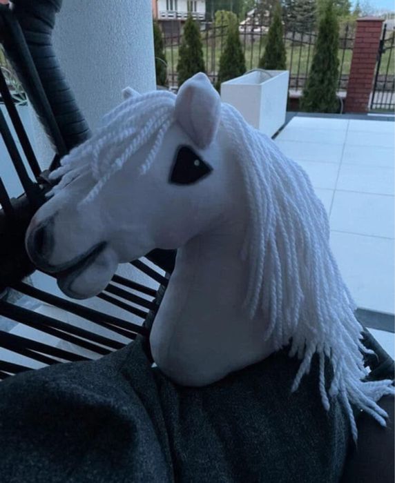 Biały hobby horse