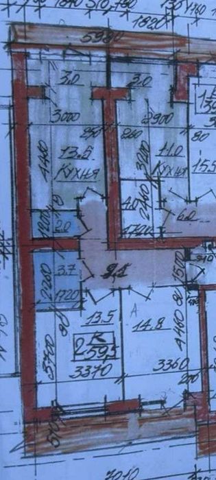 Здана двохкімнатна квартира на першому поверсі в новому ЖК