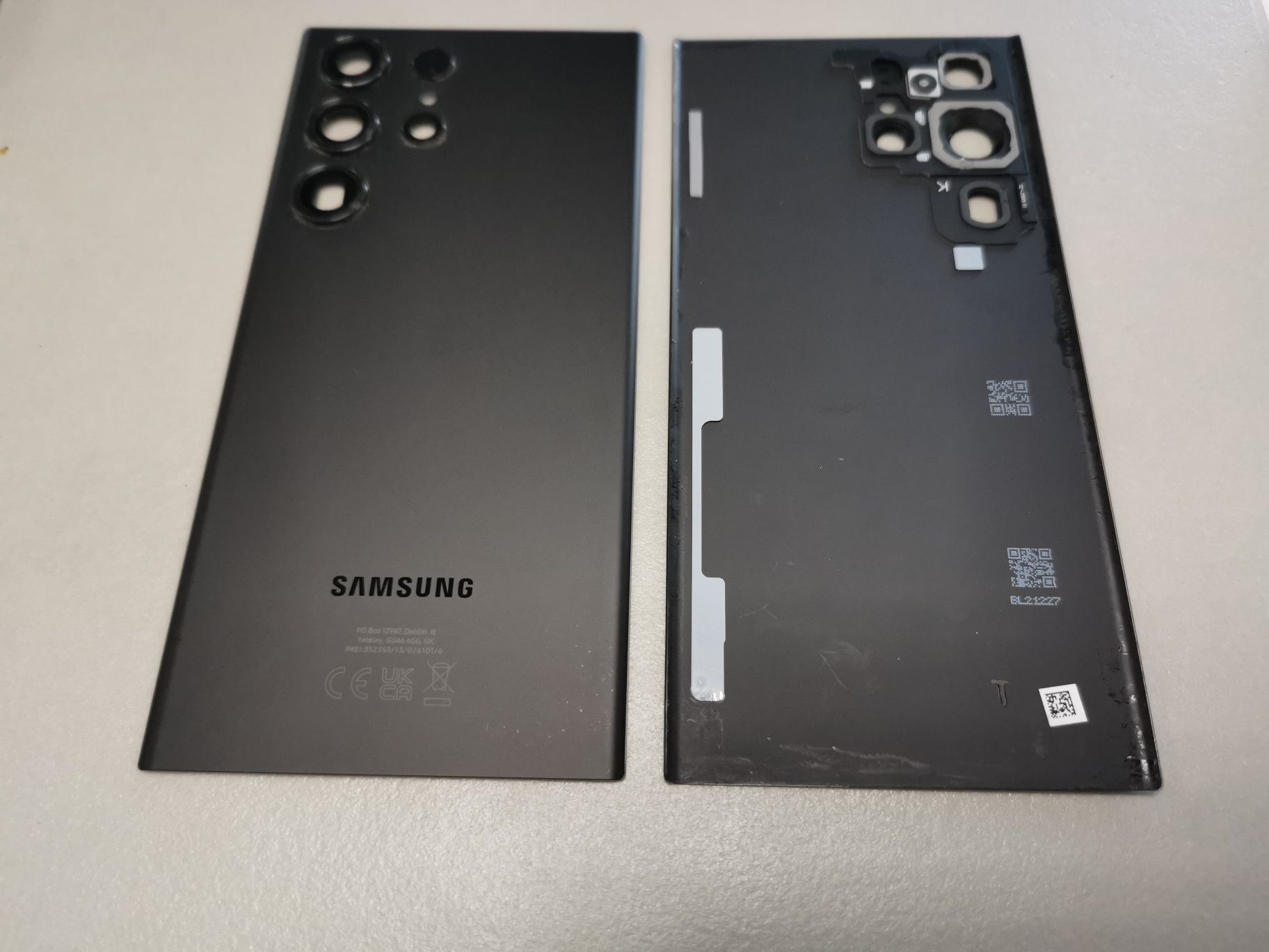 Oryginalna klapka baterii tył Samsung s23 ultra Black Grade A-