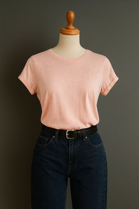 Bawełniany t-shirt damski marki Fishbone Sister rozmiar M