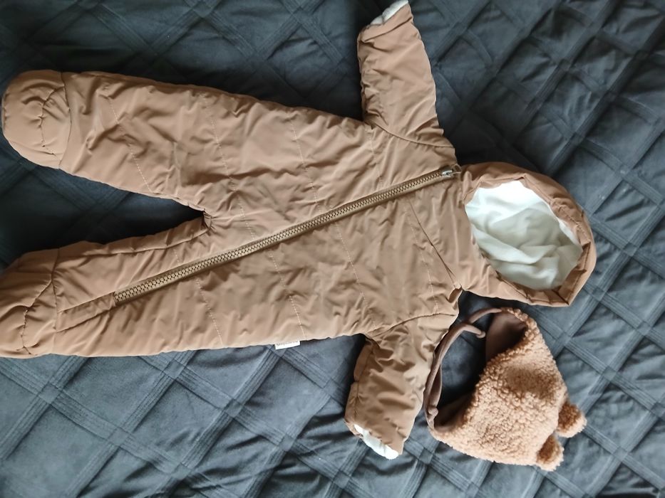 Комбінезон демісезонний та шапочка тедді