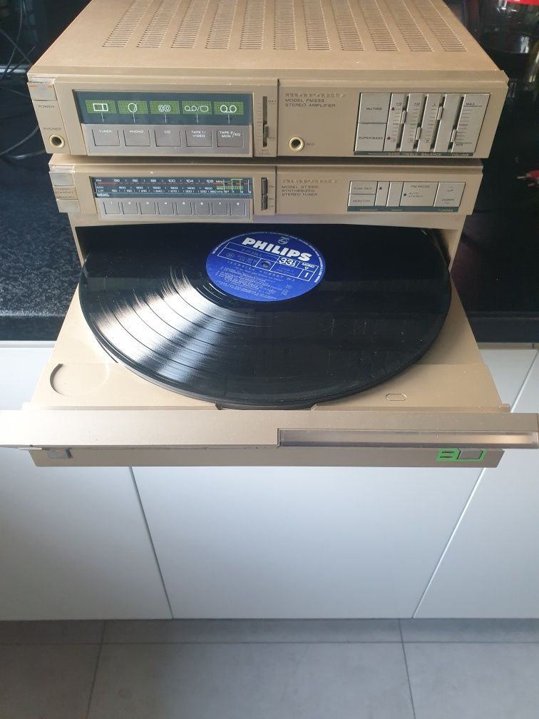 Marantz z gramofonem automatycznie wysuwanym  ,technics, continental