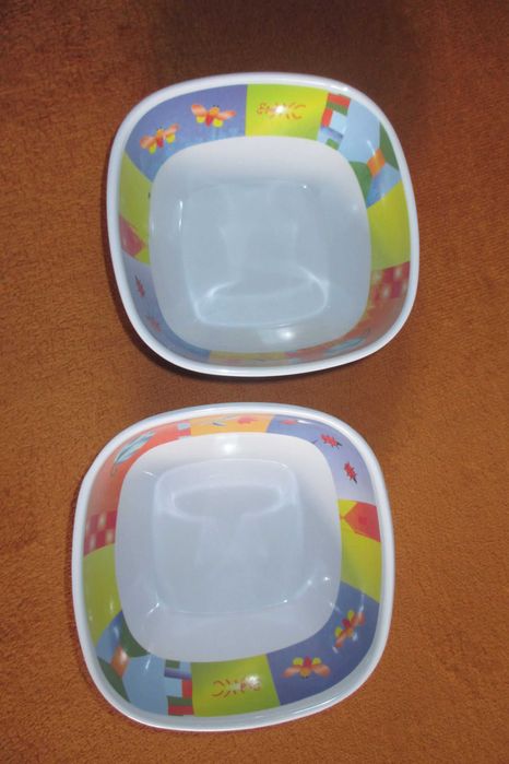 Zestaw dwóch plastikowych misek Metlex, miska plastikowa 15 x 6,5 cm