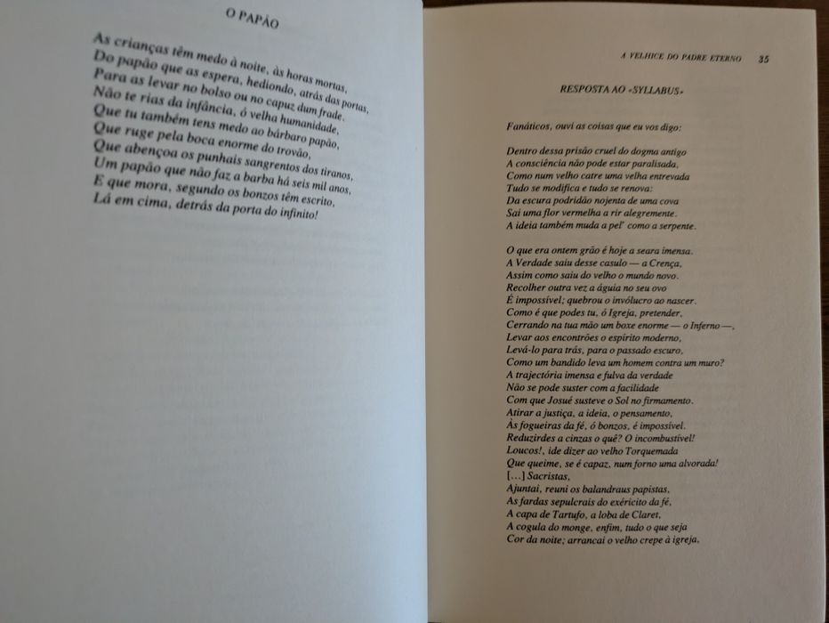 L " A Velhice do Padre Eterno " Guerra Junqueiro