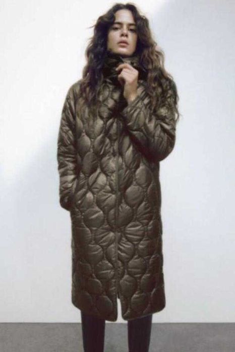 Пальто zara куртка S-M