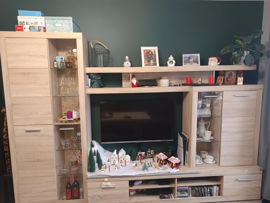 Meblościanka Black Red White