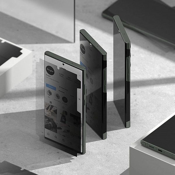 Prywatyzująca folia ochronna Ringke Dual Easy na Samsung Galaxy S23 Ul