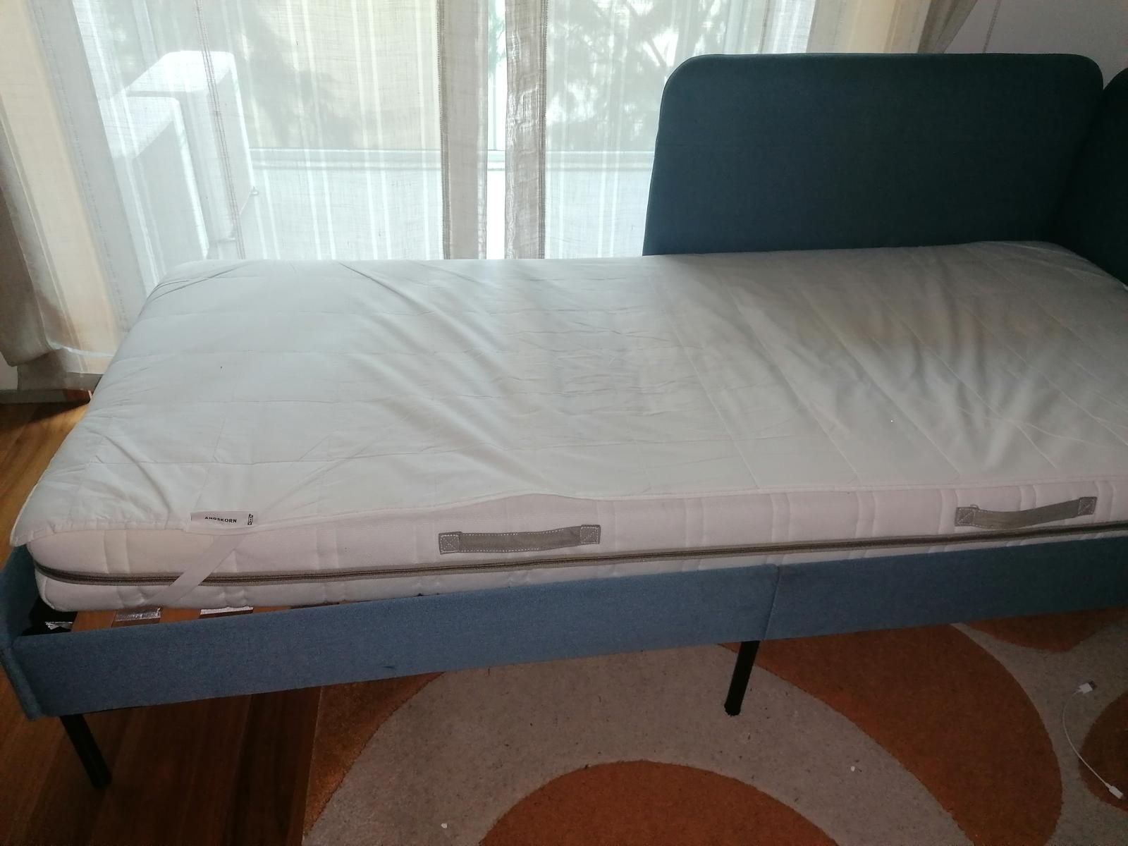 Cama individual solteiro com colchão