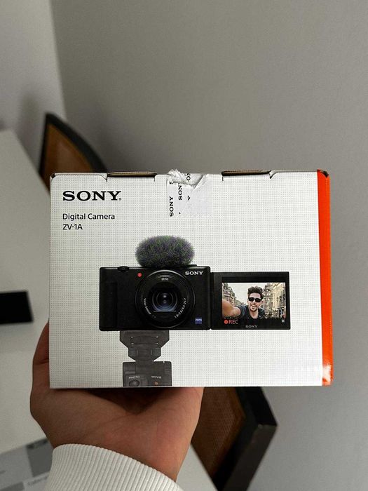 câmara fotográfica sony zv-1a + acessórios + garantia incluida
