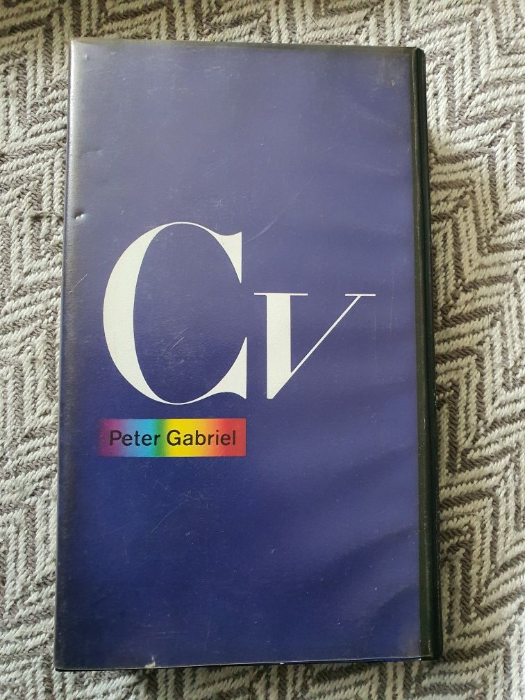 Peter Gabriel CV kaseta VHS