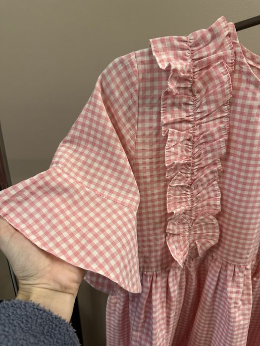 Сукня рожева коротка