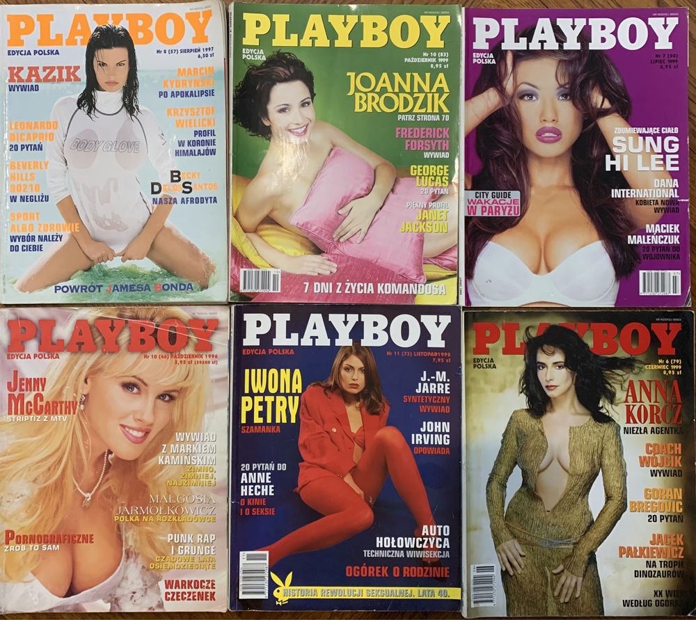 Playboy КОЛЕКЦІЙНІ журнали ідеальний стан