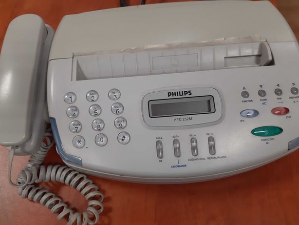 Telefon stacjonarny Philips z faxem