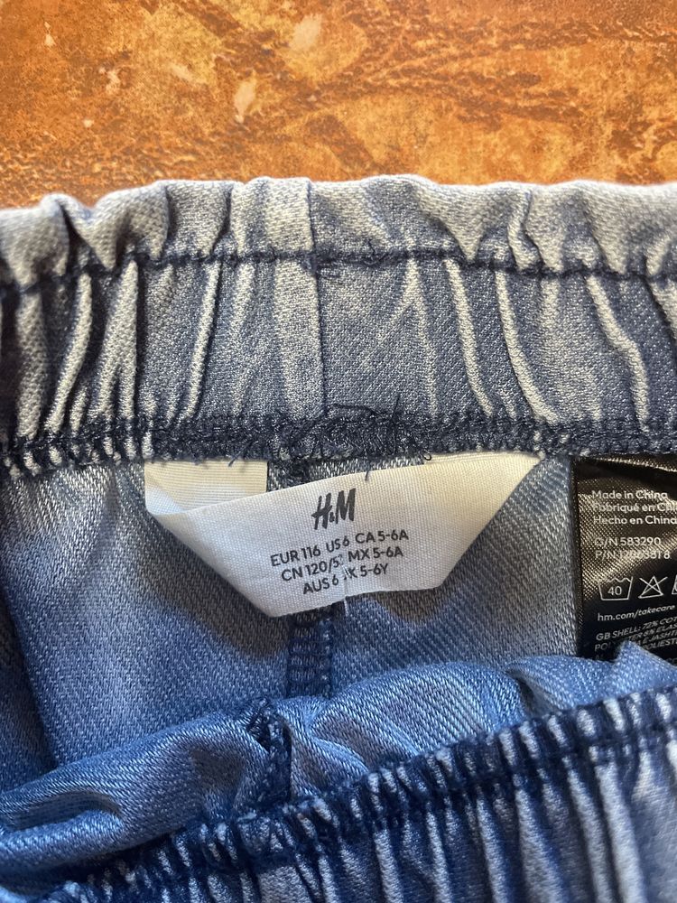 Джинсы палоццо h&m новые для девочки