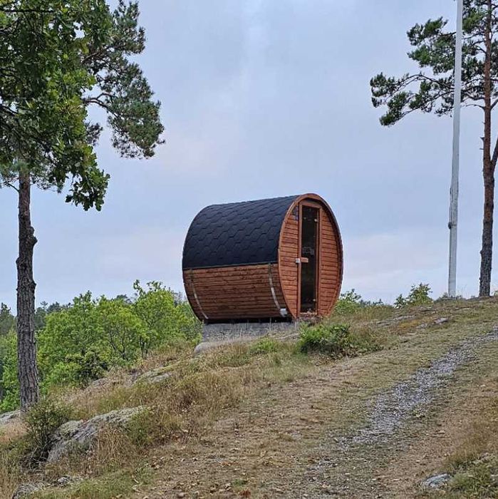 Sauna beczka 2m - drewno świerkowe