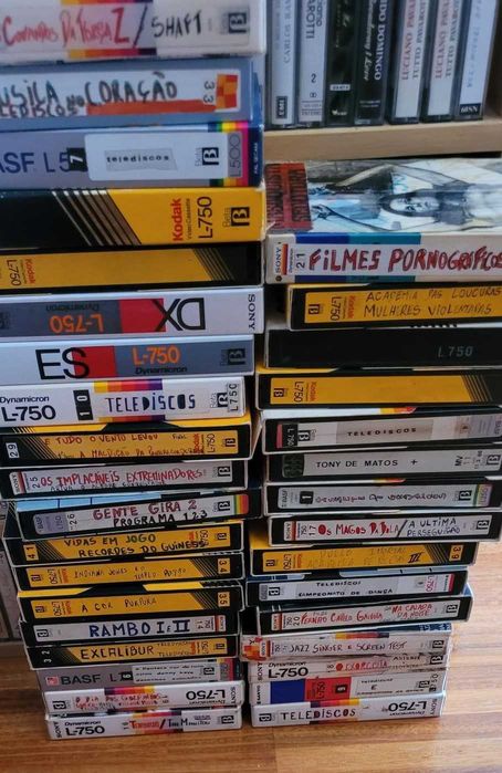 Aceito coleções VHS, Beta, V8 e/ou digitalizo a partir de €5