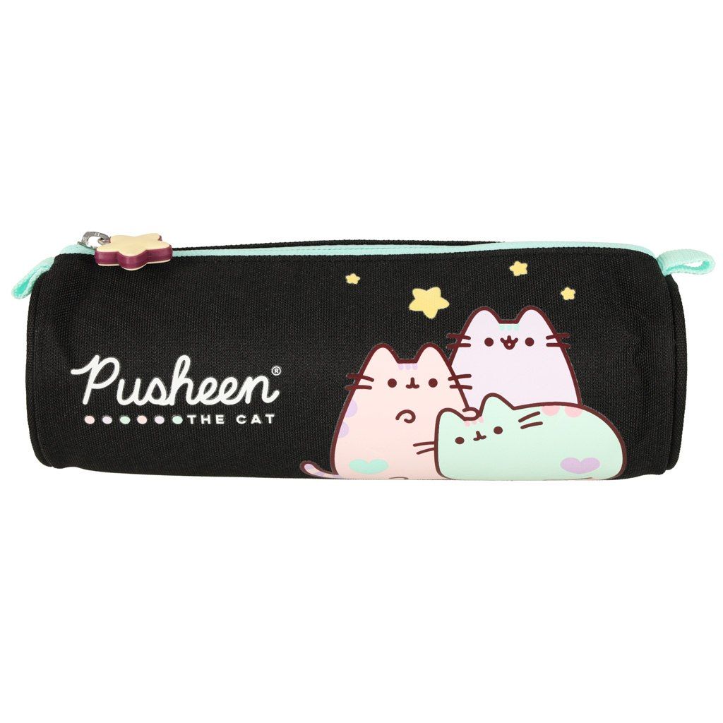 Pórnik tuba czarny Pusheen Pastel