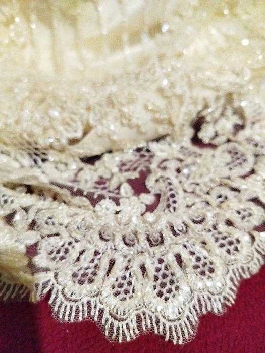 Роскошное короткое свадебное платье