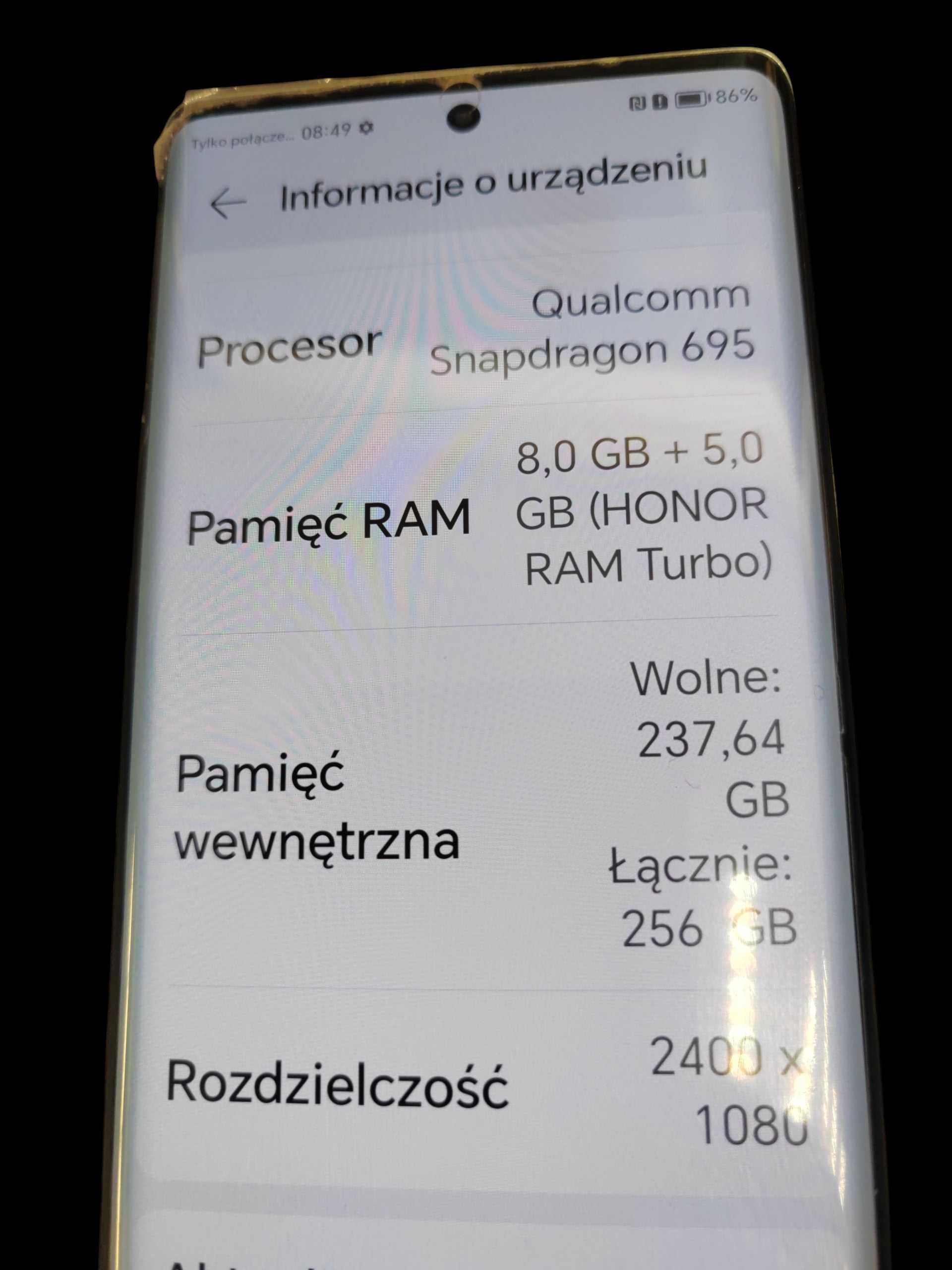 Honor Magic5 Lite gwarancja etui ładowarka