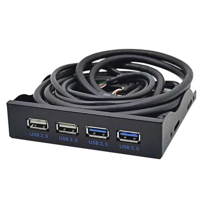 Painel Hub USB de 4 portas - desktop frontal