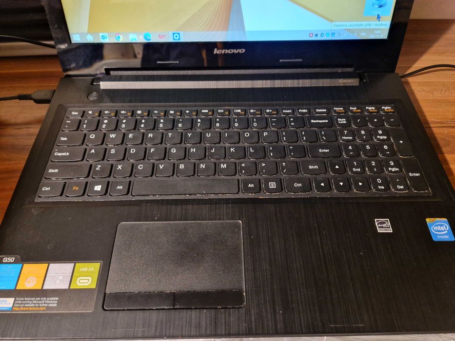 Laptop Lenovo G50-30 USZKODZONY! Bez dysku na części