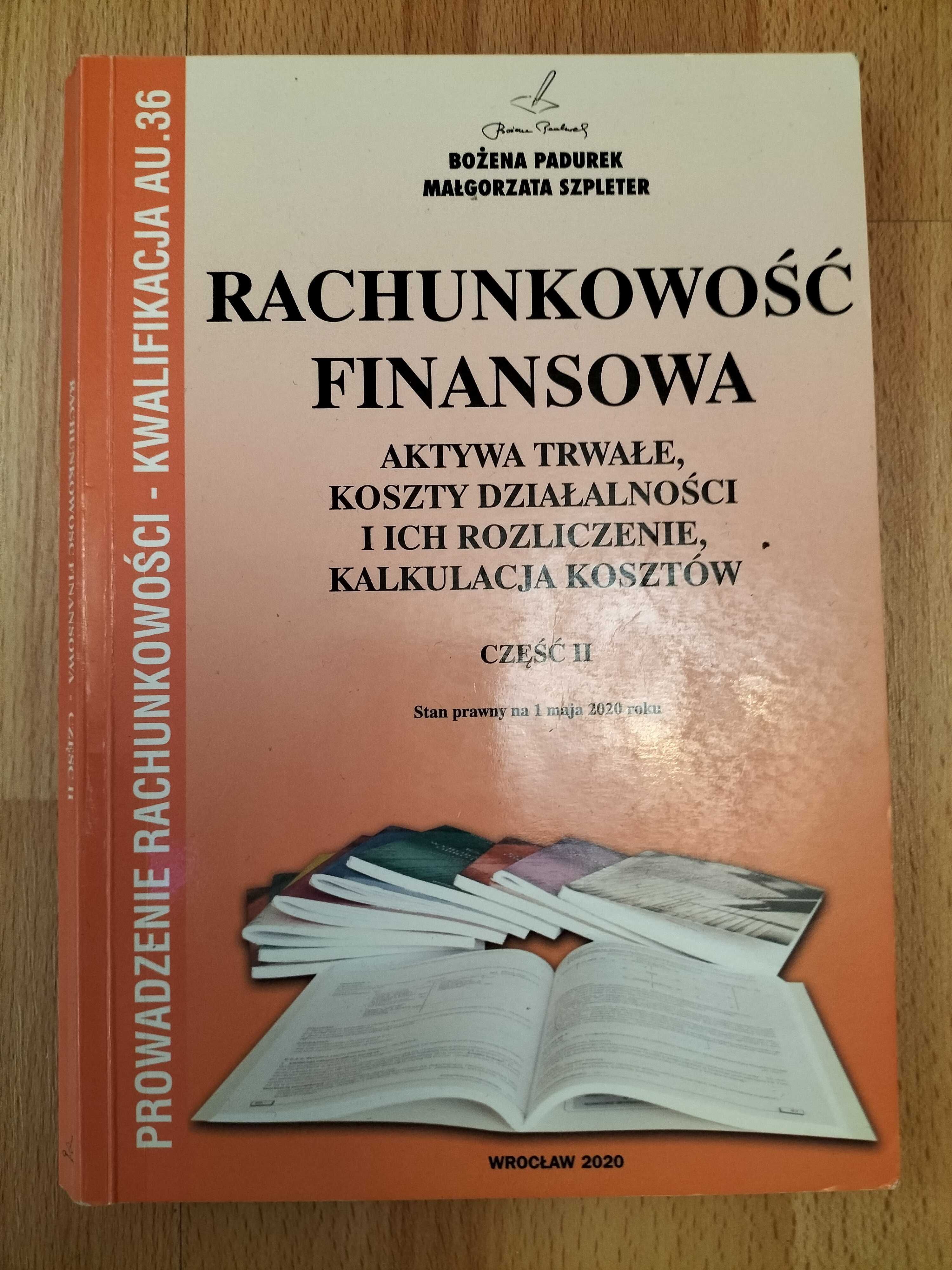 Podręcznik do Rachunkowość Finansowa część 2, do Technikum