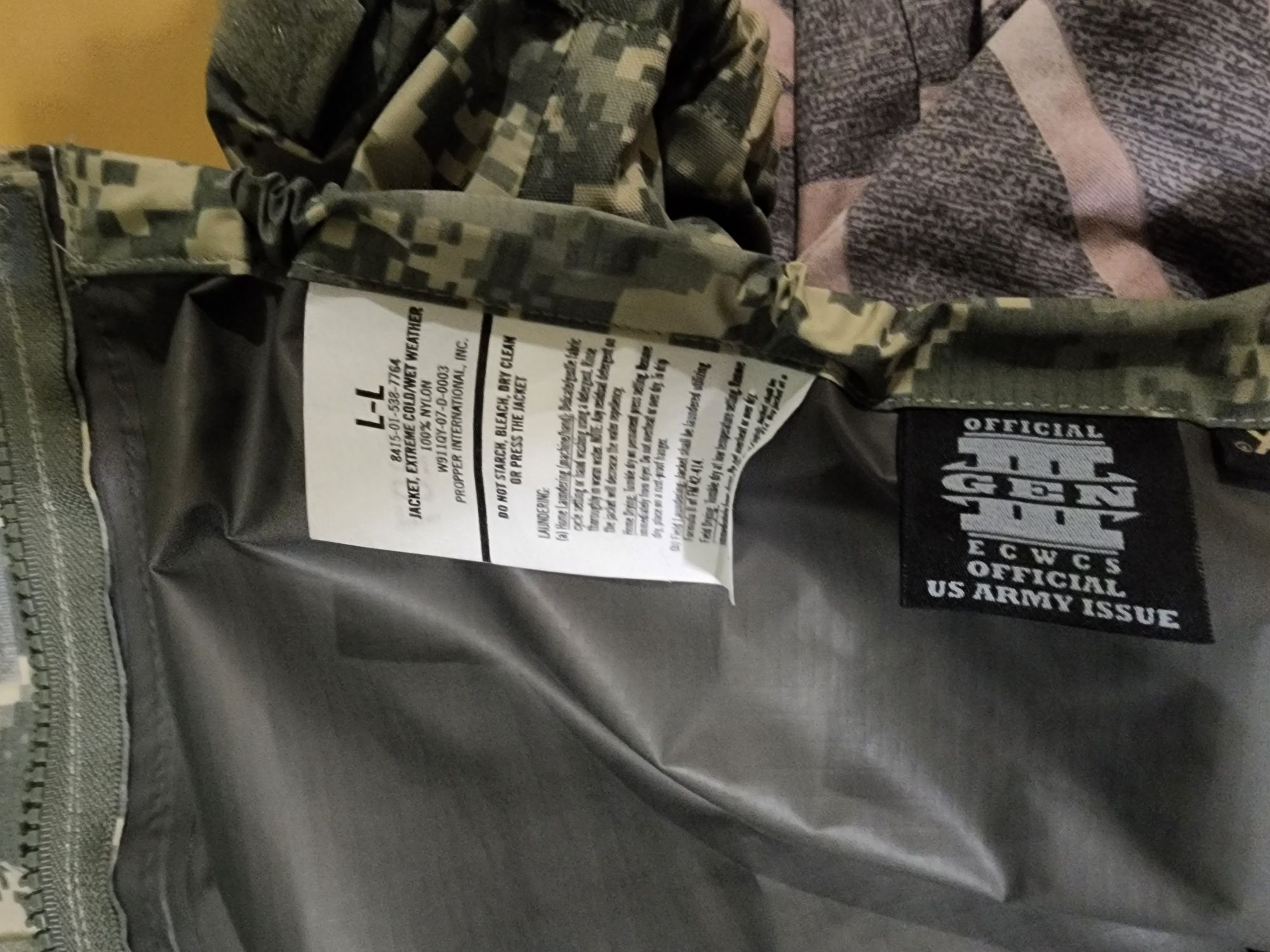 Куртка level 6 ECWCS Gen III gore-tex,acu,usa.