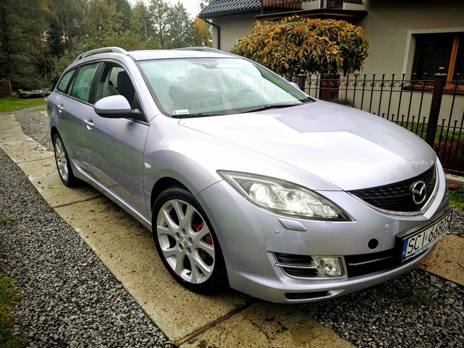 Mazda 6 GH 2008, 265tys.km, Skóra, Bose, Klimatronik
