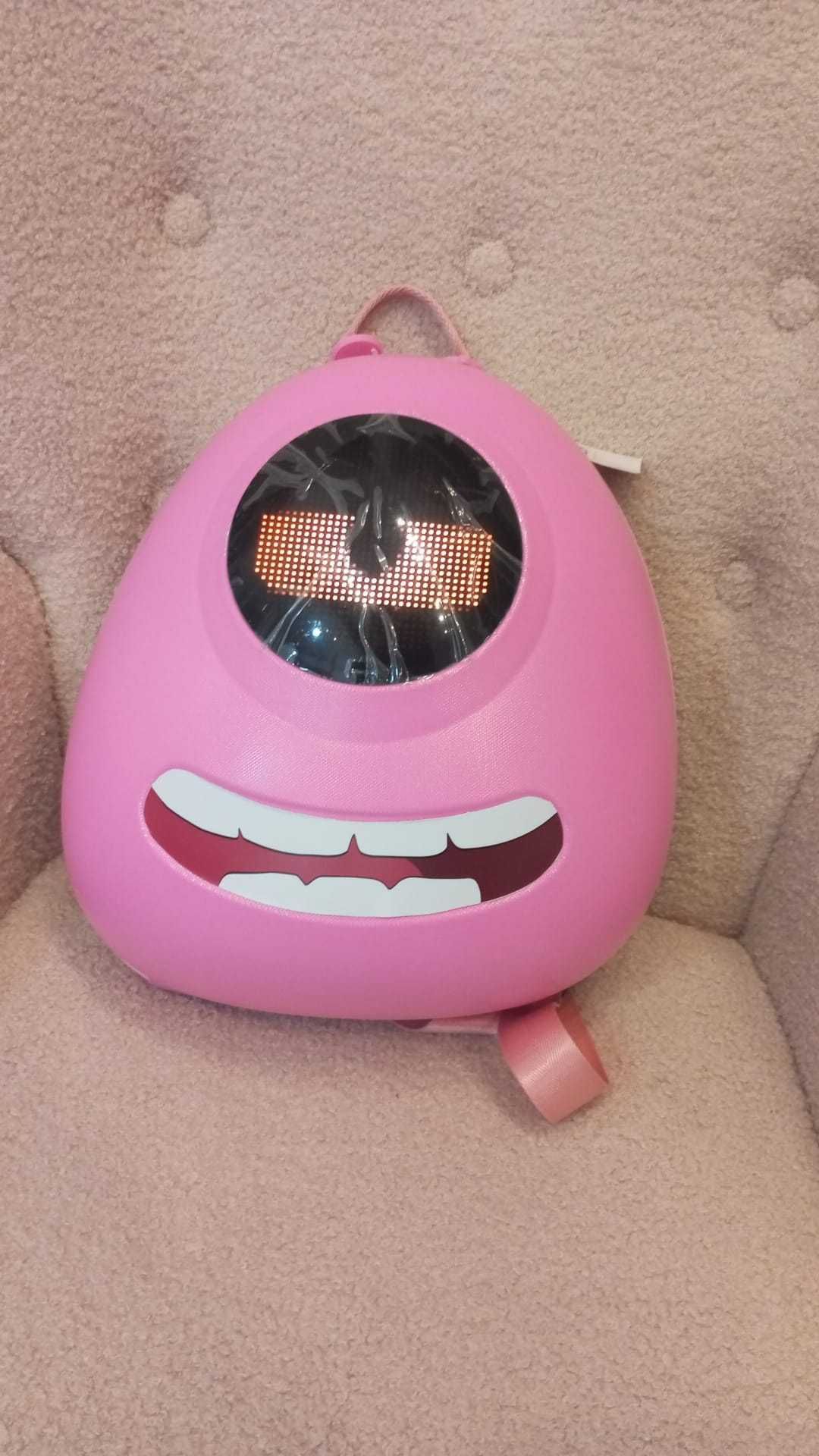Mochila infantil com led Rosa